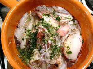 calamaretti a crudo